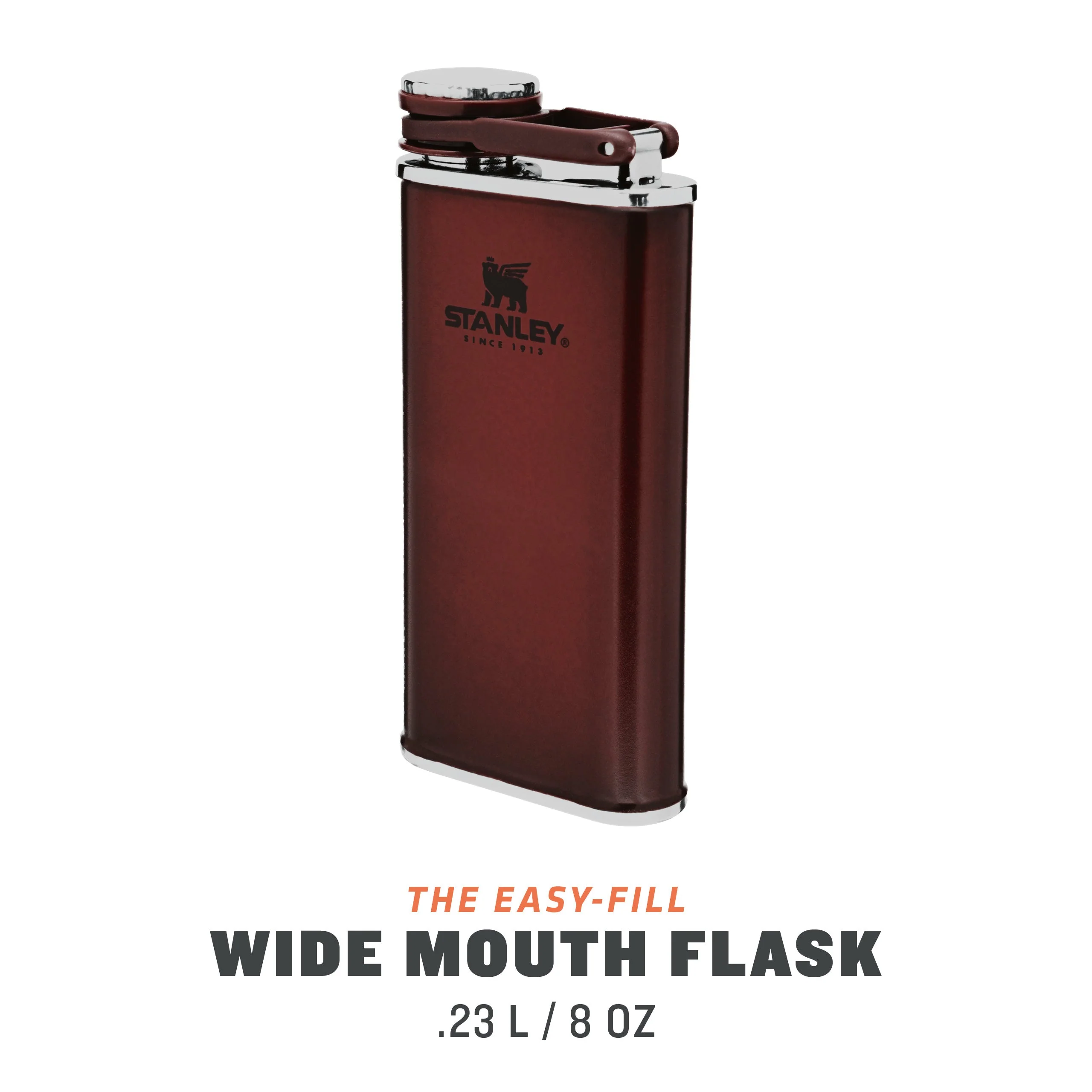 Classic Easy Fill Wide Mouth Flask | 0.23L - Image 13