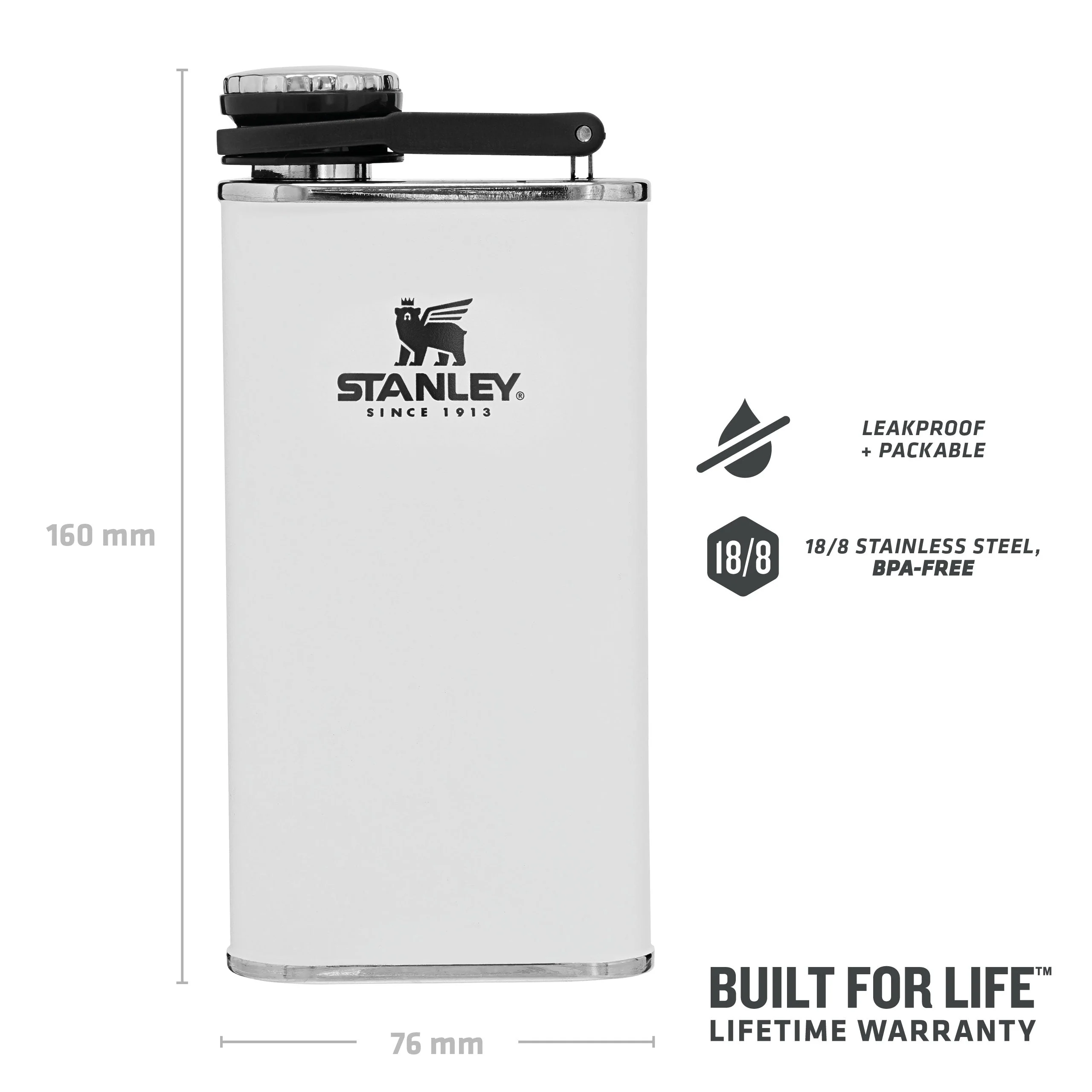 Classic Easy Fill Wide Mouth Flask | 0.23L - Image 18