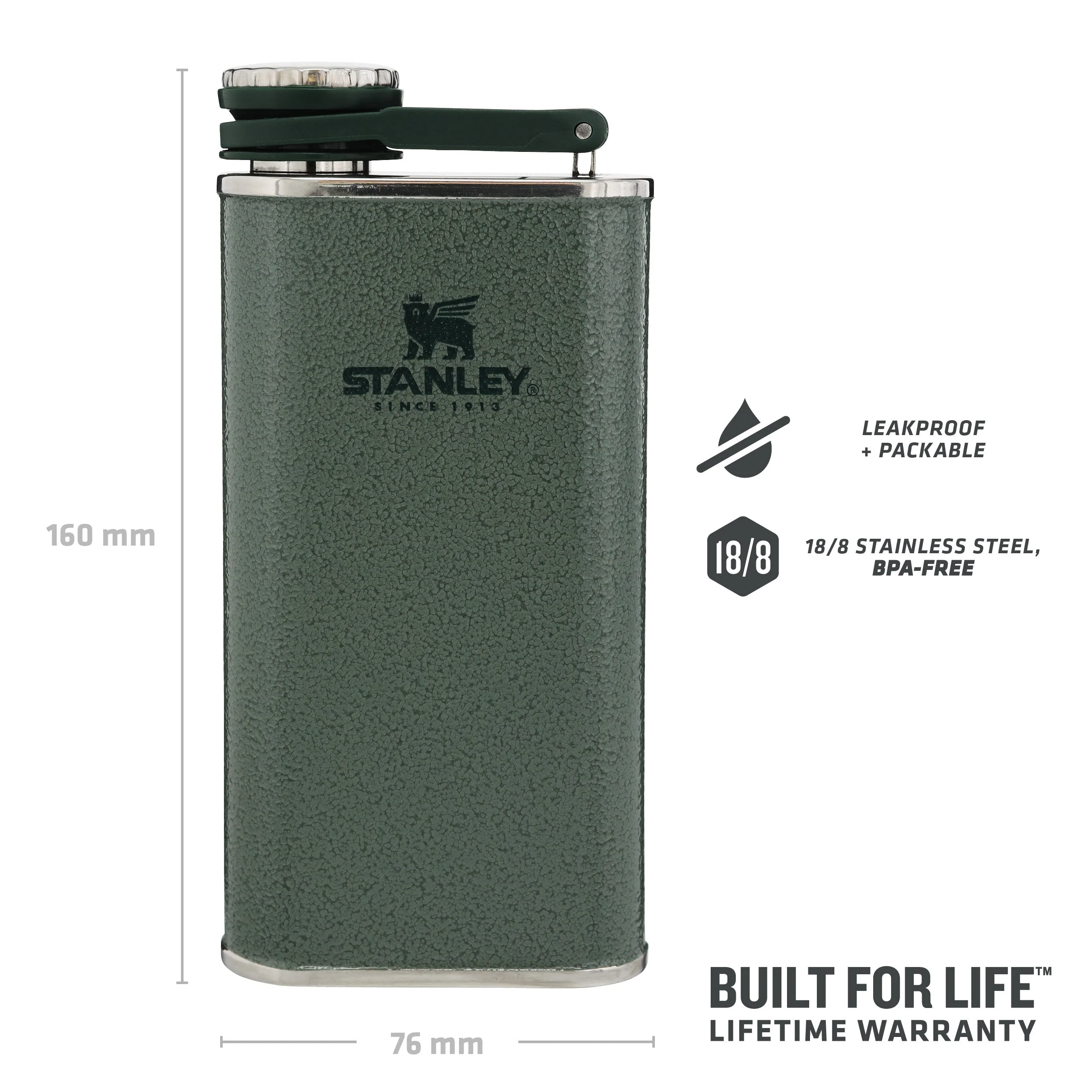 Classic Easy Fill Wide Mouth Flask | 0.23L - Image 22